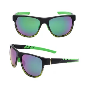 Gafas de sol con espejo de color blanco 2023 personalizadas de alta calidad, gafas deportivas para mujer