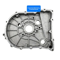 Servicio de Mecanizado CNC por Electroerosión por Hilo Personalizado OEM ODM CJK750 Cubierta de Cárter 75D01812B Piezas de Motor de Motocicleta