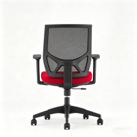 Chaise de bureau économique et commerciale personnalisée avec accoudoirs de remplacement, chaises de réunion d'entreprise avec base pivotante