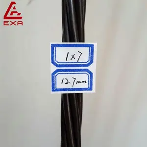 Высокоуглеродистая 7 проволока 12,7 мм низкая Релаксация натянутый кабель ПК стальная нить