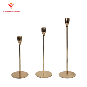 <strong>Tall</strong> Metal Alloy <strong>Candlestick</strong> Stand Set Modern Design Eco-Friendly Durable Customizable Colors Home Decor Wedding Christmas - Product Image 2