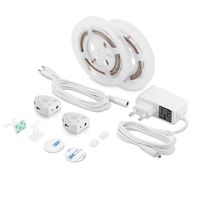 Vente en gros de bande lumineuse LED flexible à détecteur de mouvement, éclairage automatique PIR sous le lit pour chambre à coucher