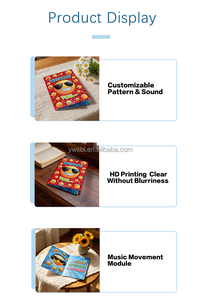 Tarjetas de Felicitación Musicales Personalizadas OEM, Tarjeta Musical de Papel para <span class=keywords><strong>Cumpleaños</strong></span>, Navidad, San Valentín, Día de la Madre, Día del <span class=keywords><strong>Padre</strong></span>, <span class=keywords><strong>Regalo</strong></span> Festivo - Product Image 4