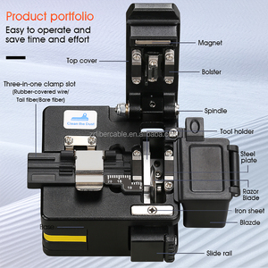 Taglierina X2 Cortadora De Fibra <span class=keywords><strong>Optica</strong></span> Cortadora in Fibra ottica Ftth in Fibra ottica <span class=keywords><strong>con</strong></span> scatola in Fibra di scarto - Product Image 5