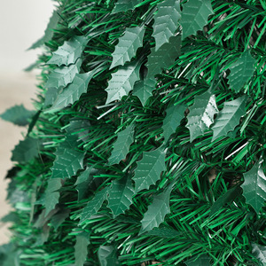 Árbol de Navidad Plegable y Retráctil de PVC Verde, Árbol de Simulación Tipo <span class=keywords><strong>Pagoda</strong></span> Redonda - Product Image 4