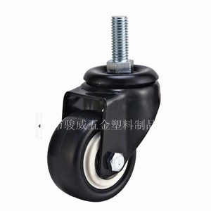 Rueda Giratoria para Muebles de 1.5 Pulgadas con Montaje en Placa de Poliuretano, con Freno, Silenciosa y Resistente al Desgaste - Product Image 3