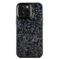 Coque en TPU en fibre de carbone forgée pour Iphone 16e/16pro/16pro Max/16/15pro/14/13/12/11pro Max/14plus/15pro Max/13/12/11 avec métallique