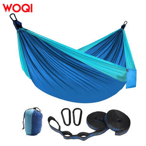Hamaca de Nailon para Exteriores Woqi 210T, Hamaca Portátil Doble e Individual para Acampar, Viajar y Hacer Senderismo - Product Image 2
