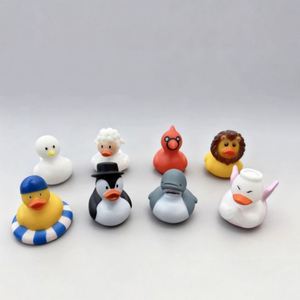 Cute New penguin <b>lion</b> Turkey Children's Bathroom <b>Toy</b> Plastic Yellow Duck Mini Beach Sand Play Eco-friendly Safety 0-24 Months - Product Image 2