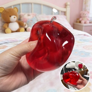 Juguete Antiestrés de Manzana Roja, Flexible y Moldeable, Sin Rebote, Venta al Por Mayor - Product Image 2