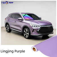 Film de protection de peinture (PPF) TPU violet beetroot haute brillance pour voiture, anti-rayures, auto-réparateur, protection changeante de couleur