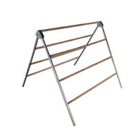 Grand perchoir d'extérieur pour poulet Échelle à poulet en bois compatible à 4 niveaux