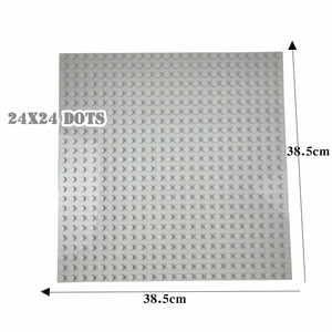 Placa de base dupla para construção, 24x24 pontos, blocos de tamanho grande, educação de peças, montar para aprendizagem, construção, tijolos - Product Image 4