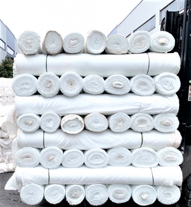 Produttori 100% tessuti in poliestere per la casa tessuto in poliestere bianco rotolo di tessuto per fare lenzuolo - Product Image 1