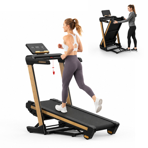 15 °   Tapis de course électrique automatique inclinable et pliable, extra large, en bois, pour l'entraînement et la <span class=keywords><strong>musculation</strong></span> - Product Image 1