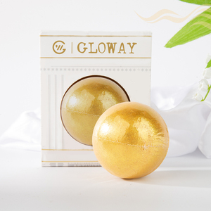 Bombes de bain pétillantes de luxe OEM Premium 190G, grand format, parfumées aux huiles essentielles, avec paillettes, pour femmes et hommes, relaxation - Product Image 1