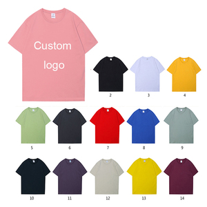 T-shirt personnalisé vierge à manches courtes de haute qualité 100% coton T-shirt de sérigraphie T-Shirts publicitaires promotionnels en gros - Product Image 3