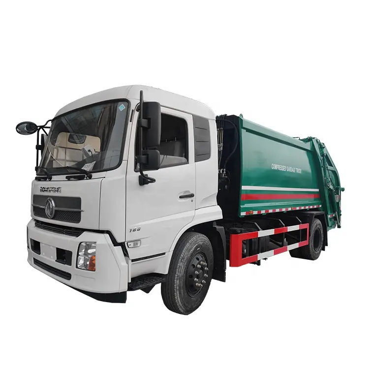 2022 baru disesuaikan 13 CBM mesin Kota truk pemadat sampah mengumpulkan transportasi pemadat truk sampah untuk dijual