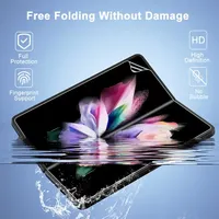 Matériau incassable facile à appliquer pour l'emballage de protecteur d'écran personnalisé Samsung Z Fold 5