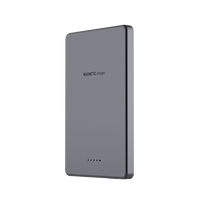 Chargeur sans fil portable Global Original Sources PD20W Power Bank avec portefeuille magnétique en cuir PU Support pour téléphone portable