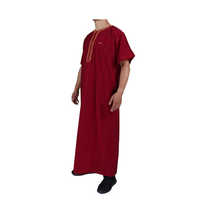 Nuevo Vestido Largo Musulmán de Manga Corta para Hombre, Estilo Marroquí, Tallas 54-62, Diseño de Bordado de Calidad Superior, Hecho en Koshibo