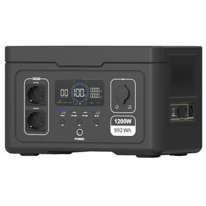 Venta al por mayor Camping al aire libre AC DC Salida LiFePO4 Batería Generador solar Estación de energía portátil - Product Image 1