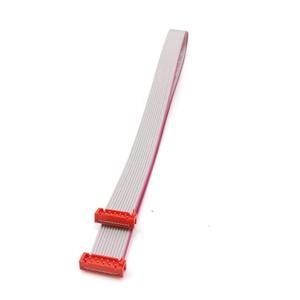 Kabel Pita Datar PVC 28AWG 14pin IDC Konektor Mikro Merah 1.27mm Terjangkau Kustom YZCONN - Product Image 3