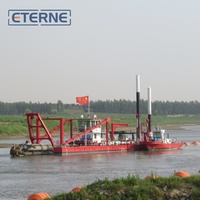 Mesin Diesel Kelautan Bertenaga Hidrolik Penuh CSD550 Pipa Pembuangan 550mm Kapal Pemompa Pasir