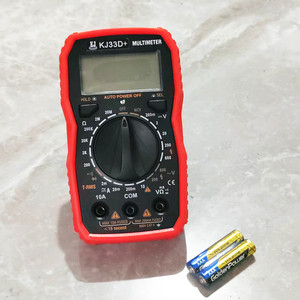 KJ33D เครื่องวัดโวลต์มิเตอร์แบบไม่สัมผัส รุ่นใหม่ พร้อมระบบปิดอัตโนมัติ 600V/10A/20M จอ LCD แสดงค่าโวลต์ แอมป์ และโอห์ม - Product Image 3