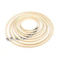 DIY Main Artisanat Kit Broderie Cadre Bambou Broderie Hoop Kit