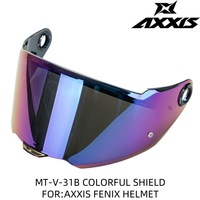 AXXIS FENIX Motosiklet Kaskı Lens Değişimi için MT-V-31B Hızlı Çıkartmalı ECE Sertifikalı PC Malzemesi