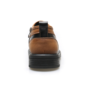 Zapatos Mocasines Casuales Italianos OEM, Transpirables, de Cuero PU, Sin Cordones, para Hombre - Product Image 4
