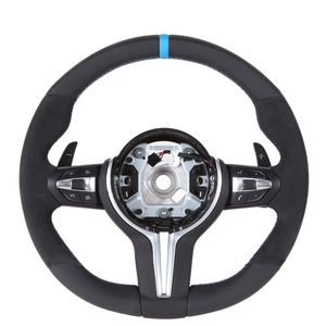 Volante de Fibra de Carbono Real con Acabado en Alcántara para <span class=keywords><strong>BMW</strong></span> E46 M3, Modelo <span class=keywords><strong>2021</strong></span>, de Antiguo a Nuevo - Product Image 1