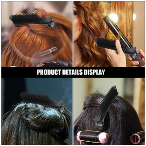 <span class=keywords><strong>Pince</strong></span> à <span class=keywords><strong>cheveux</strong></span> personnalisée avec logo, peigne de sectionnement, pinces de coiffure, outils de pose d'extensions capillaires de haute qualité, pinces de coiffure pour salon et barbier - Product Image 3