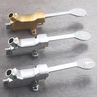 Robinet de lavabo moderne et minimaliste pour hôpital, mitigeur en cuivre massif, finition électrolytique, design Dragon Kinglions KL-45V1