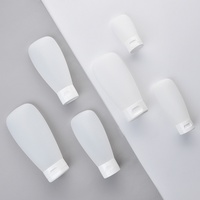 Bouteille souple PE à bouchon flip-top de 30ml, 60ml, 100ml, 120ml, 150ml, 200ml, 350ml pour cosmétiques, nettoyant visage, gel douche, lotion