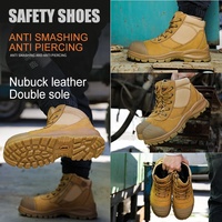 Bottes de sécurité industrielles style australien avec fermeture éclair, embout en acier et protection anti-perforation pour hommes – Offre spéciale