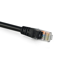 Câble de raccordement Cat6 UTP de haute qualité, 1 m, 500 MHz, en cuivre sans oxygène toronné, gaine LSZH/PVC, certifié ETL, câble lumineux LED