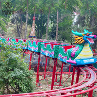 Manèges de parc d'attractions Crazy Dragon Roller Coaster pour enfants et adultes, prix usine, à vendre