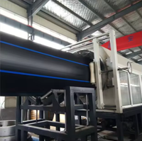 Tuyau en polyéthylène haute densité (HDPE) 90 mm 500 mm 280 mm SDR11 SDR17 PE100 haute pression certifié ISO, tuyau d'eau flexible
