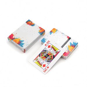 New Pvc Baloot Paper Waterproof Custom Poker Personalized Design Cmyk Printed Logo Full Customized Plastic Playing <b>Cards</b> - Product Image 4