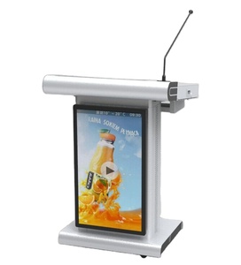 Double système de salle de conférence, <span class=keywords><strong>2</strong></span> présentoirs, roues mobiles en aluminium, lustre - Product Image 2