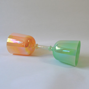 Calice chantant en cristal spirituel HF pour la guérison sonore, instrument de méditation en quartz alchimique double calice sacré - Product Image 4