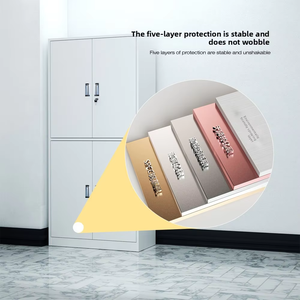 ตู้เสื้อผ้าเหล็กแบบ 2 ประตู ตู้เก็บของเหล็ก ตู้ล็อกเกอร์สำหรับโรงยิม ตู้เก็บของโลหะ ตู้ล็อกเกอร์เหล็ก - Product Image 6