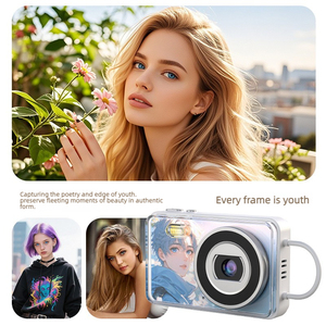 Cámara Digital CCD de Nivel Básico, <span class=keywords><strong>Video</strong></span> HD 1080P, Pantalla LCD de 2.8 Pulgadas, Cámara Portátil Mini para Estudiantes - Product Image 5