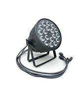 Projecteur LED Par Can Slim 18*10W RGBW pour Scène, Composants Premium pour DJ, Discothèque, Mariage, Fête, Contrôle DMX512/Activé par le Son