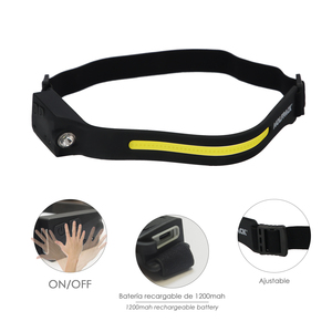 Lampada Frontale LED con Fascia Regolabile, 350 Lumen, 4 Modalità, Cinturino Regolabile, Batteria Ricaricabile con Sensore di Movimento - Product Image 2
