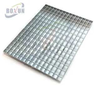 Hot DIP Galvanized Steel Driveway Grating Heavy Duty Metal Bearing Bar Steel Grid Serrated Steel Mesh