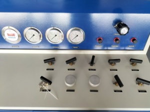 PLC kiểm soát ngang van kiểm tra băng ghế dự bị dn1200 thủy lực Van bướm áp lực máy tính thử nghiệm - Product Image 3