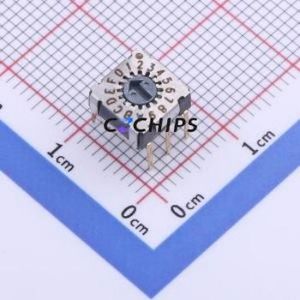 STAR-16 Rotary Encoder Switch Through hole Component (THT) Switch 16 True Code - Product Image 1